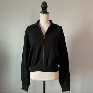 ST. JOHN SPORT | Vintage Black Full Zip Jacket Sz 6